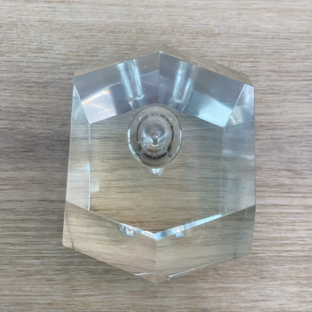 MCM Timo Sarpaneva Ittalia Finland Cristal‎ Block Bud Vase